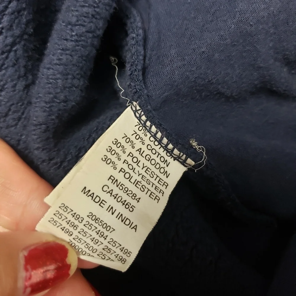 the childrens place boys navy blue jogger sweatpants size XL 14